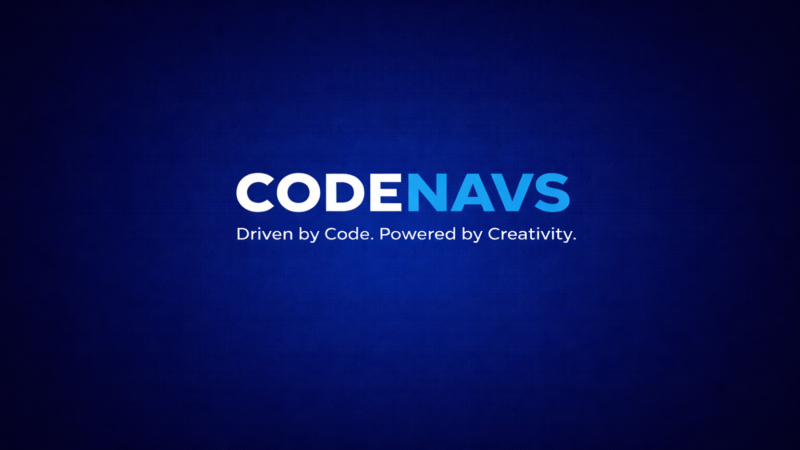 Codenavs logo on dark blue background (1)